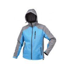 Yato Munkavédelmi softshell kabát kapucnival kék-szürke XXL-es méret YATO munkaruha