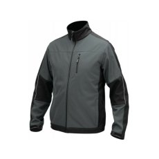 Yato Munkavédelmi softshell kabát szürke-fekete 2XL-es méret 3 zsebes