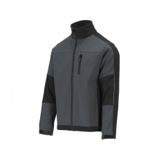  YATO Munkavédelmi softshell kabát szürke-fekete M-es méret 3 zsebes (YT-79541)
