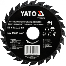 Yato Ráspolyos vágótárcsa 115mm (YT-59171) barkácsgép tartozék