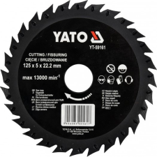 Yato Ráspolyos vágótárcsa 125mm (YT-59161) barkácsgép tartozék