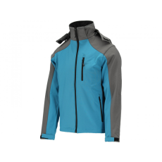  YATO Sportos softshell kabát kapucnival kék L-es méret (YT-79562)
