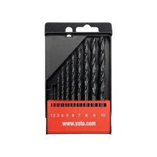 Yato YATO Csigafúró klt HSS 1-10mm 10 részes fúrószár