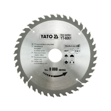 Yato YATO YT-6061 Körfűrésztárcsa (fa) 184x30x3,2mm T40 (YAT-6061) barkácsolás, csiszolás, rögzítés