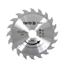 Yato YT-60488 Fűrésztárcsa fához 190/20/30 autóalkatrész