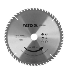 Yato YT-60733 Fűrésztárcsa fához 255x30 mm 60T autóalkatrész