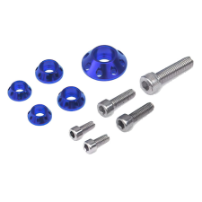 YCF Burkolat / tank csavar készlet (2xM5 2xM6 1xM8) kék egyéb motorkerékpár alkatrész