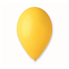  Yellow, Sárga léggömb, lufi 10 db-os 10 inch (26 cm) party kellék