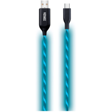 YENKEE YCU 341 BE LED USB C kábel / 1 m mobiltelefon kellék
