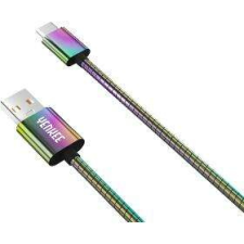 YENKEE YCU 351 Acél USB-C kábel / 1m kábel és adapter