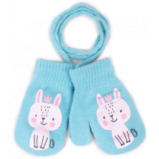 Yo! Bébi téli kesztyű 10 cm - Türkiz nyuszi gyerek kesztyű