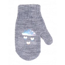 Yo! Bébi téli kesztyű 12 cm - szürke gyerek kesztyű