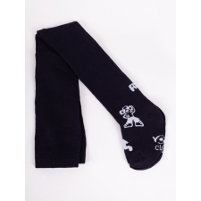 Yo Club! Pamut Harisnyanadrág csúszásgátló talppal - Fekete/Szürke Embekés 104/110 gyerek harisnya