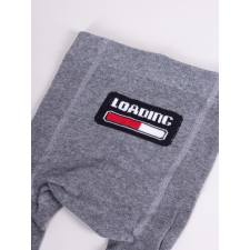 Yo Club! Pamut Harisnyanadrág - Szürke "Loading" 56/62 gyerek harisnya