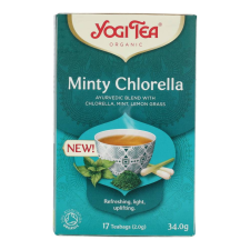  YOGI BIO MENTÁS TEA CHLORELLA ALGÁVAL gyógytea