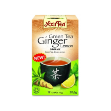 Yogi bio tea zöld tea gyömbérrel citrommal 31 g tea