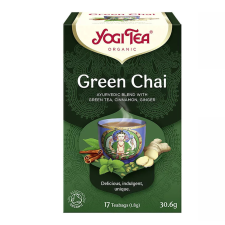 Yogi BIO Zöld chai tea 17x1,8g Yogi Green Chai vitamin és táplálékkiegészítő