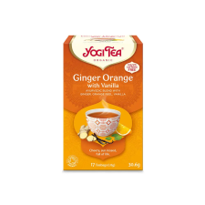 Yogi tea Narancsos gyömbér tea - bio - 17db gyógytea