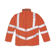 Yoko Uniszex Kabát Hosszú ujjú Yoko Fluo Kensington Jacket -3XL, Fluo Narancs női dzseki, kabát