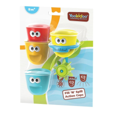 Yookidoo Töltögetős pohárkészlet fürdőjáték fürdőszobai játék