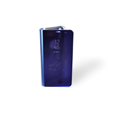 YOOUP Clear view iPhone X/XS oldalra nyíló tok kék tok és táska