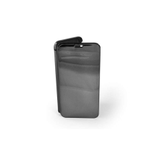 YOOUP Clear view oldalra nyíló tok Samsung Galaxy J4 (2018) J400G fekete tok és táska