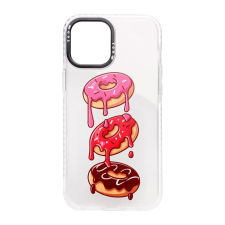 YOOUP iPhone 12 / 12 Pro Mintás Tok Donut Fehér tok és táska