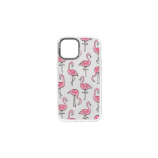 YOOUP iPhone 14 Pro 6.1 Mintás Tok Pink Flamingo Fehér tok és táska