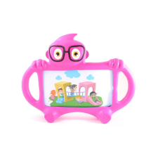 YOOUP Kid robot univerzális 7 colos TPU tablet tok pink tok és táska