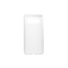 YOOUP Mágneses abszorpciós átlátszó tok Samsung S10 G973F ezüst kerettel tok és táska