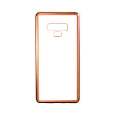 YOOUP Mágneses abszorpciós telefontok Samsung Galaxy Note 9 N960 Luxury arany-átlátszó tok és táska