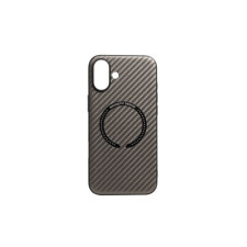 YOOUP MAGNETIC MINTÁS IPHONE 16 6.1 TPU TOK MAGSAFE KOMPATIBILIS CARBON SZÜRKE tok és táska
