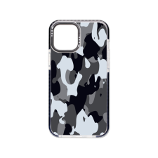 YOOUP Military mintás telefontok iPhone 15 Plus YooUp szürke-fekete tok és táska