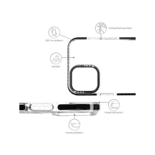 YOOUP Mintás telefontok Sweet iPhone 13 Pro YooUp fehér kerettel tok és táska