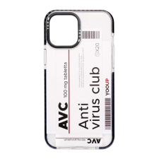 YOOUP Mintás TPU telefontok AVC iPhone 12 Mini YooUp fekete tok és táska