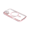 YOOUP PJ Disc-a Iphone 16 Plus 6.7 TPU Tok Magsafe Kompatibilis Pink