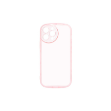 YOOUP Rounded Transparency iPhone 14 Pro 6.1 TPU Tok Pink tok és táska