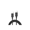 YOOUP Töltő és adatkábel Type-C/Type-C csatlakozóval PD 1 méter YooUp L04 Skilled fekete