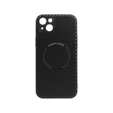YOOUP TPU carbon mintás telefontok magsafe iPhone 15 Plus 6.7 colos YooUp Magnetic fekete tok és táska