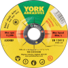 York 125x6x22.23 A30RBF DPC tisztítókorong, T27