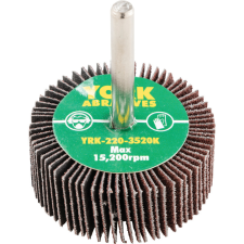 York 50x20/6mm al-ox lamellás csapos csiszolókorong P80 barkácsgép tartozék