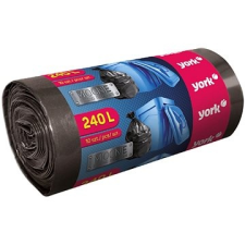 York Erős szemeteszsák 240 l, 10 db tisztító- és takarítószer, higiénia