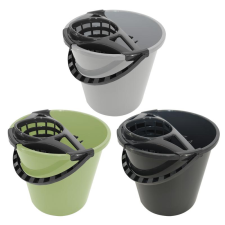  York Felmosó Vödör csavarókosárral 10L 30x26x30cm GREY takarító és háztartási eszköz