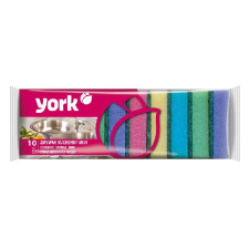 York Mosogatószivacs YORK 10 db/csomag tisztító- és takarítószer, higiénia
