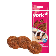 York Réz bevonattal rendelkező hálós súroló 3 db - YORK tisztító- és takarítószer, higiénia