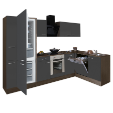  Yorki 310 sarok konyhabútor alsó sütős, alulfagyasztós hűtős kivitelben bútor