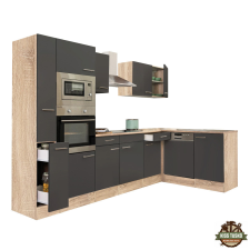  Yorki 310 sarok konyhabútor sütős és mikrohullámű sütős kivitelben bútor