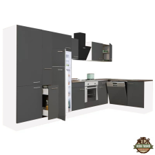  Yorki 370 sarok konyhabútor alsó sütős felülfagyasztós hűtős kivitelben bútor