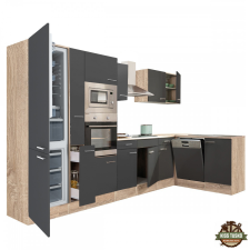  Yorki 370 sarok konyhabútor alulfagyasztós hűtős kivitelben bútor