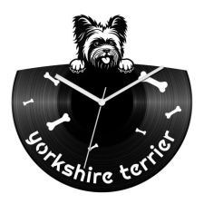  Yorkshire terrier bakelit óra falióra